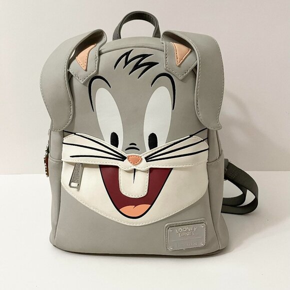 Loungefly Looney Tunes Bugs Bunny Faux Leather Mini Cosplay Backpack - Picture 1 of 16